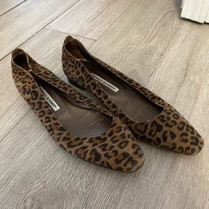 Manolo Blahnik Leopard Flats Size 9.5 or 39.5